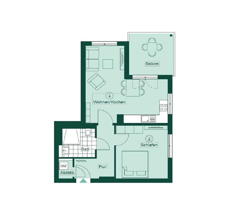 Apartment "Kiefernblick" - Haffresidenz Garz  Buitenkant foto